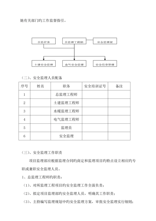 安全监理重点规划范本.docx