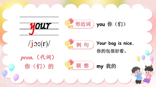 Unit 1 Hello单词导学课件（23张PPT)