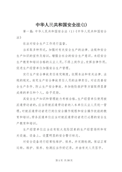 中华人民共和国安全法(1).docx