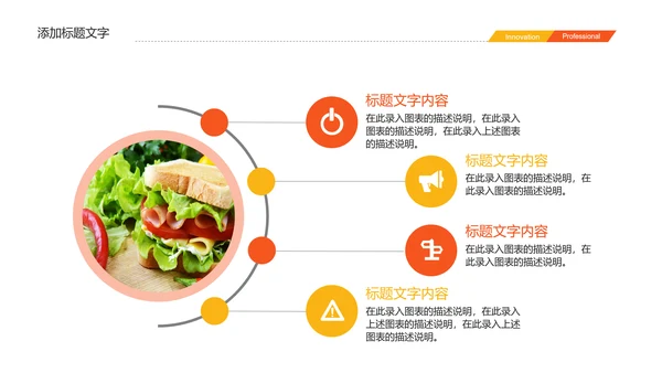 西式美食肯德基麦当劳汉堡包ppt模板