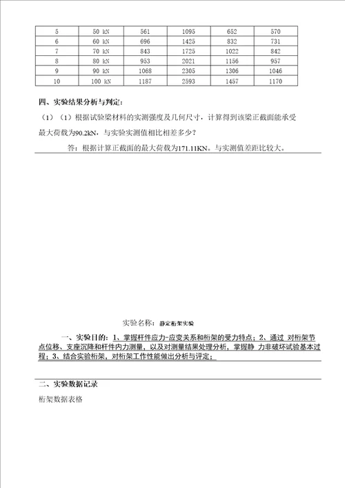 土木工程实验二答案