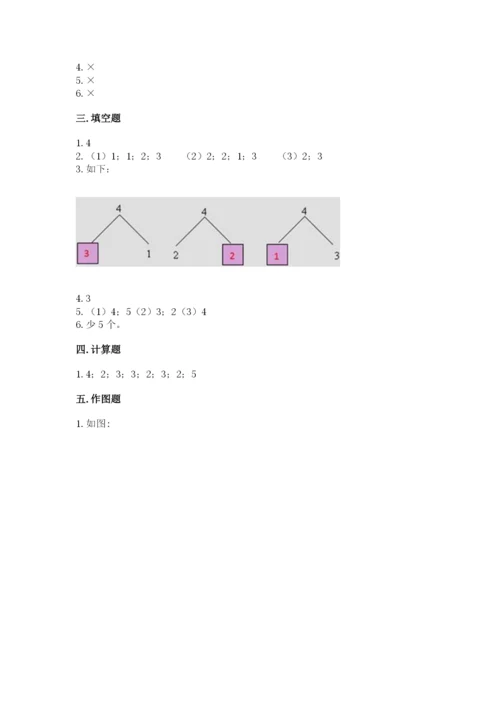 人教版一年级上册数学期中测试卷附答案（巩固）.docx