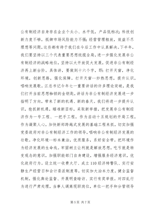 关于全县非公有制经济运行情况的调查与分析 (6).docx
