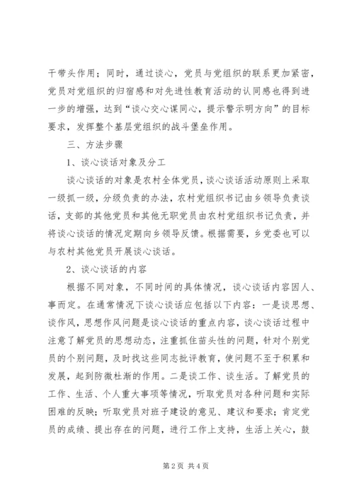 开展党员谈心谈话的意见 (3).docx