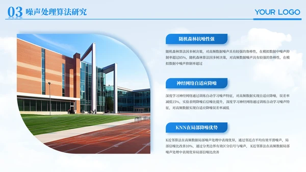 蓝色简约风物理学专业毕业论文答辩PPT模板