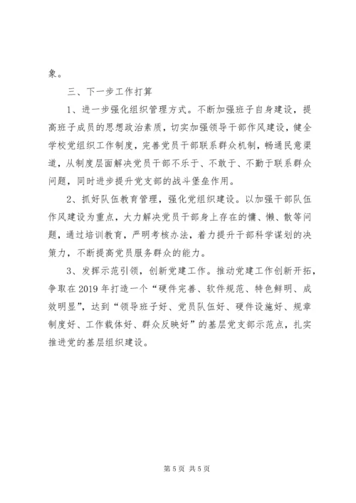 党支部书记201X年履行基层党建、党风廉政建设、意识形态工作述职报告.docx