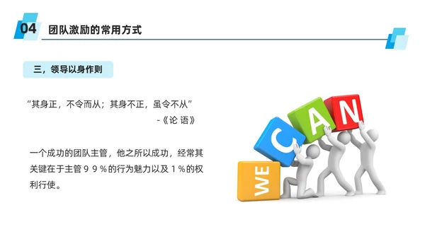 蓝色商务风团队激励措施培训PPT