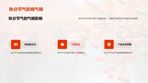 秋分节气对气候的影响