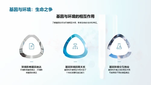 水墨风生物医疗教学课件PPT模板