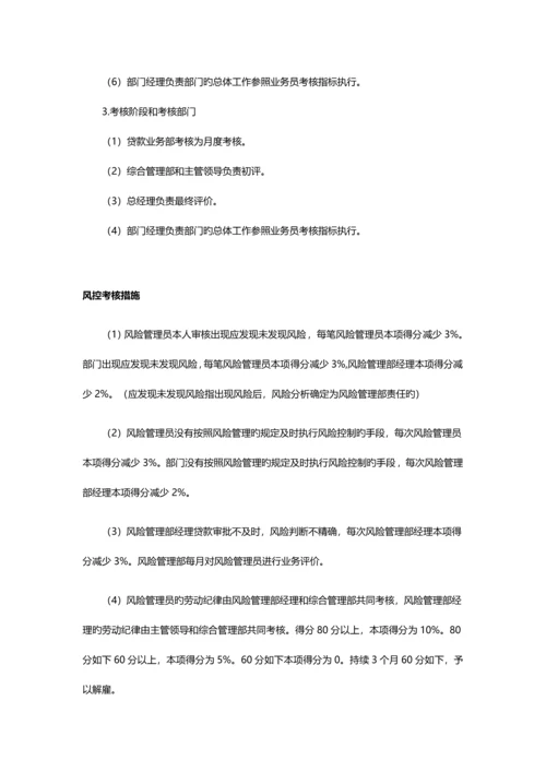 贷款业务部的绩效考核.docx