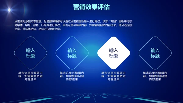 商务科技渐变营销活动执行方案PPT模板