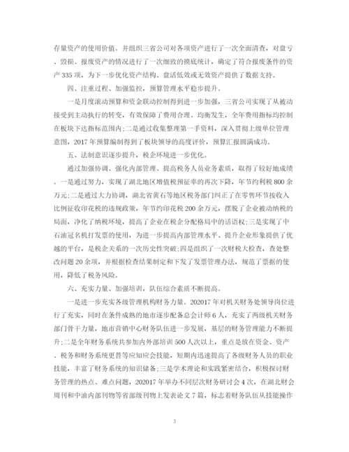 精编之财务总监年度个人工作总结范文.docx