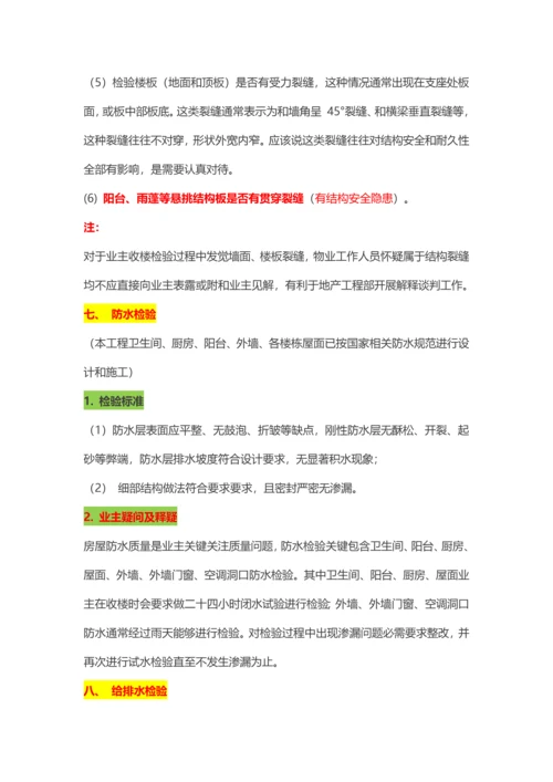 开发商应对业主专用的住宅综合项目工程质量验收统一标准很有用.docx