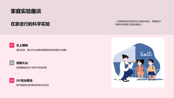 科学实验学习报告PPT模板