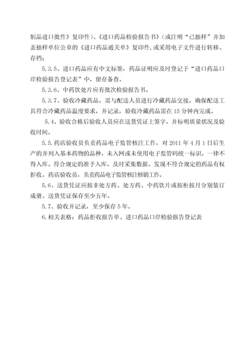 药品连锁企业门店质量管理制度及操作程序.docx