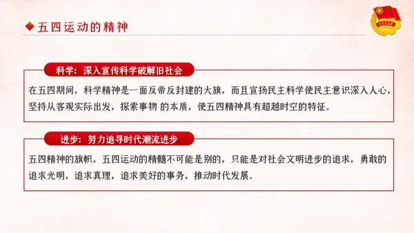 弘扬五四精神做新时代合格共青团员PPT模板