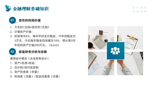 蓝色简约客户资产配置与规划PPT模板宣传PPT动态PPT