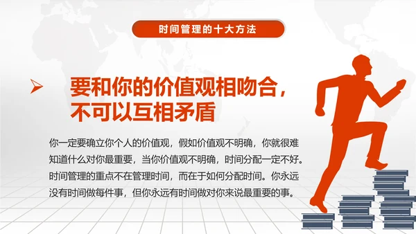 时间管理技巧PPT模板企业培训人力资源