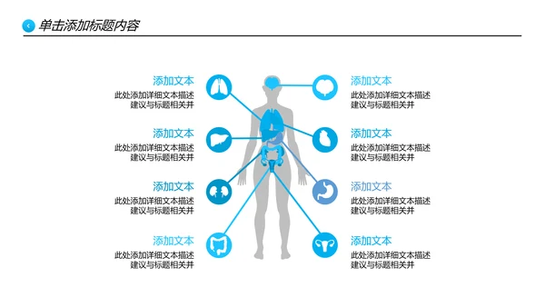 蓝色医生医疗医学通用医院宣传PPT模板