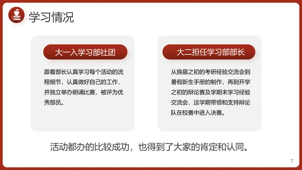 学生会竞选自我介绍PPT模板