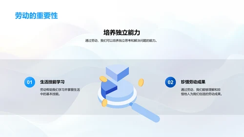 劳动技能教育报告PPT模板