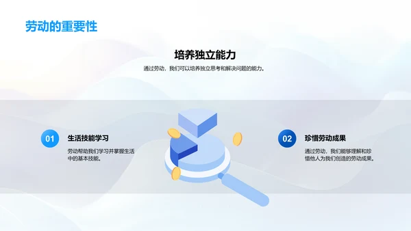 劳动技能教育报告PPT模板