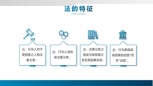 蓝色大气法律知识培训动态PPT模板