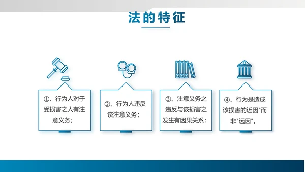 蓝色大气法律知识培训动态PPT模板