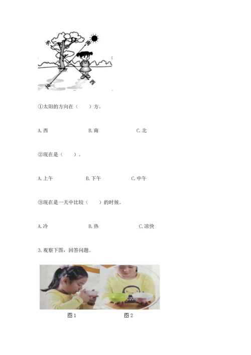 教科版二年级上册科学期末测试卷及答案（夺冠）.docx