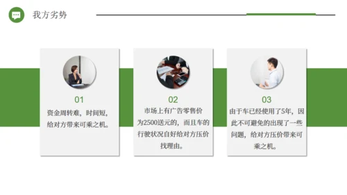 企业培训公司商务谈判案例分析通用PPT模板