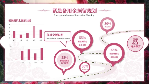 粉红色毛玻璃520情人节PPT模板