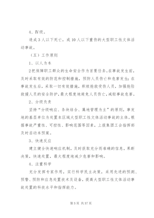 大型文体活动事故应急预案范文合集.docx