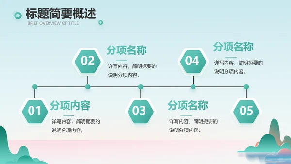 蓝色中国风春天春季旅游相册动态PPT