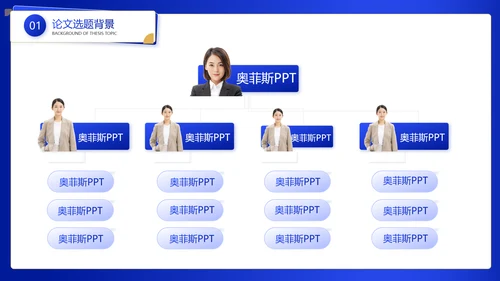 蓝色渐变大学论文毕业答辩PPT套装