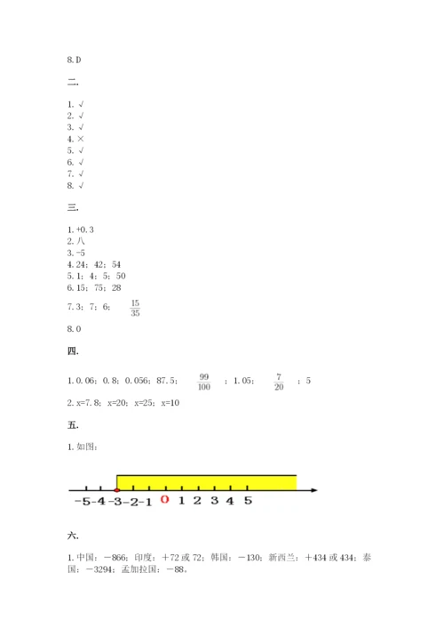 辽宁省【小升初】2023年小升初数学试卷【真题汇编】.docx