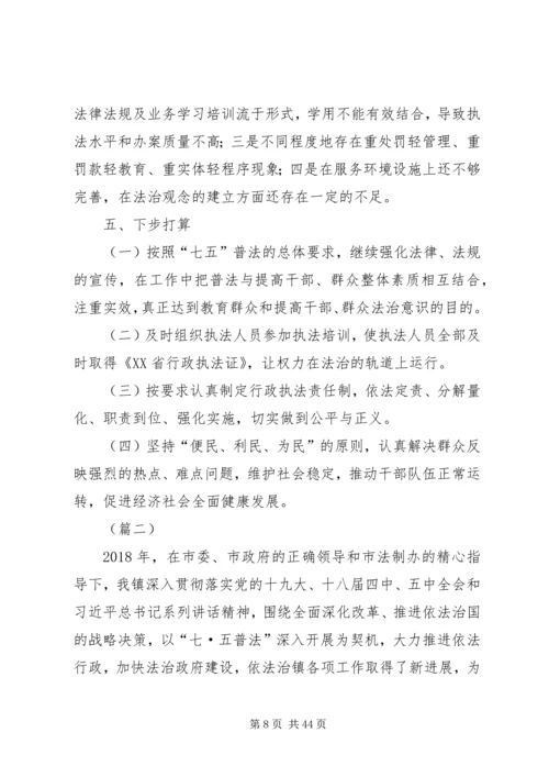 乡镇某年依法行政工作总结六篇.docx