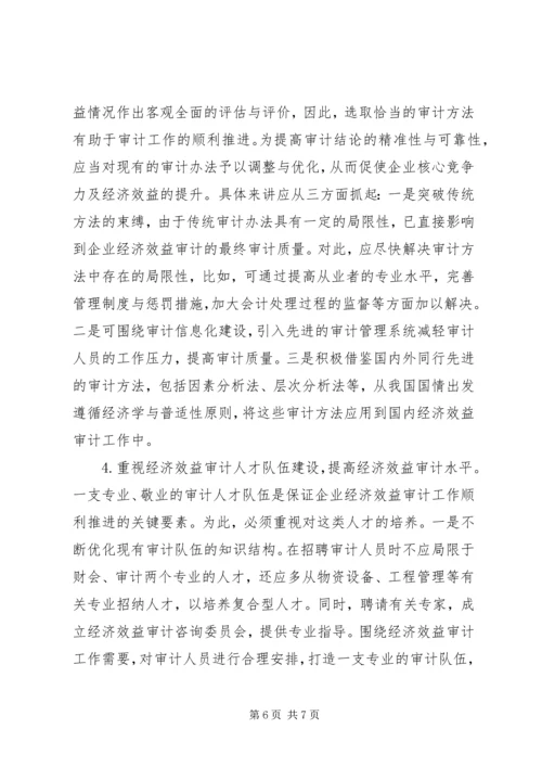 企业经济效益审计的困境与解决对策.docx
