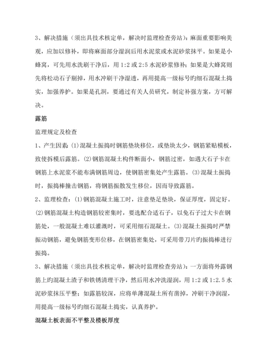 关键工程质量通病防治监理专题方案.docx