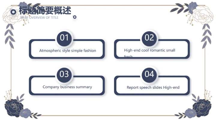 蓝色精美高端婚纱定制PPT动态模板