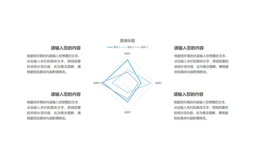蓝色渐变风总结汇报PPT模板