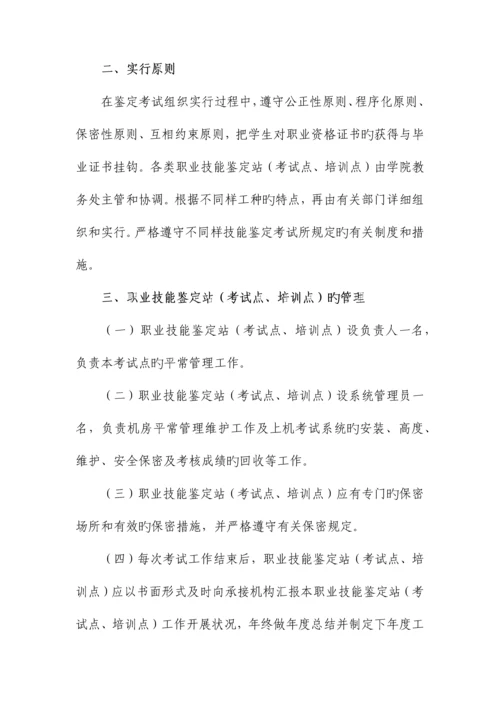 职业技能鉴定站(考试点、培训点)管理制度.docx