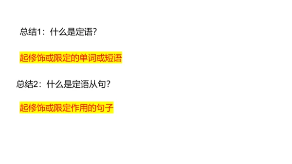 外研版英语九年级上册语法专题 定语从句 课件