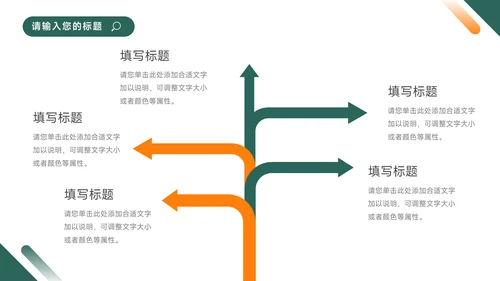 绿橙双色大气简洁企业商业计划书PPT模板