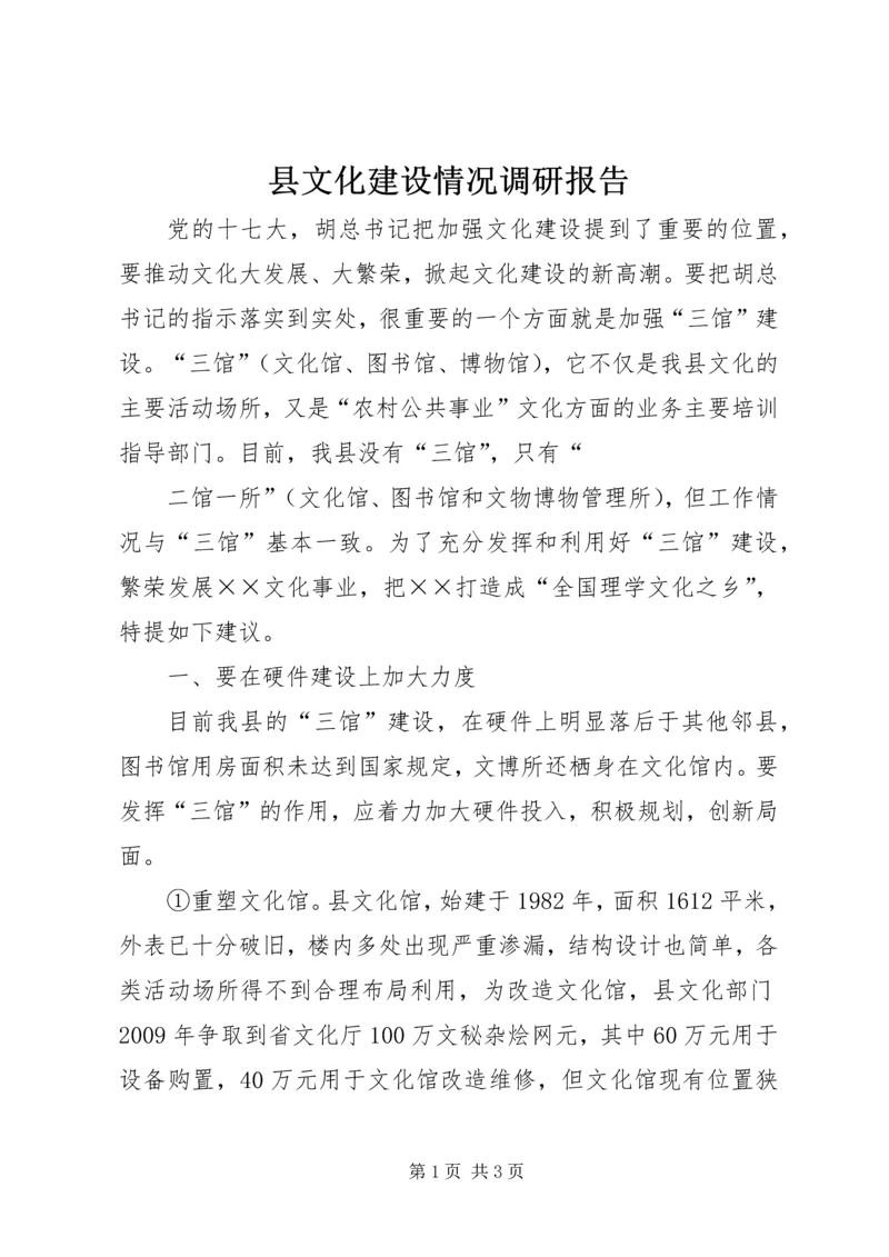 县文化建设情况调研报告 (5).docx