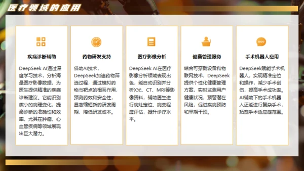 DEEPSEEK人工智能机器人产业通用PPT模板