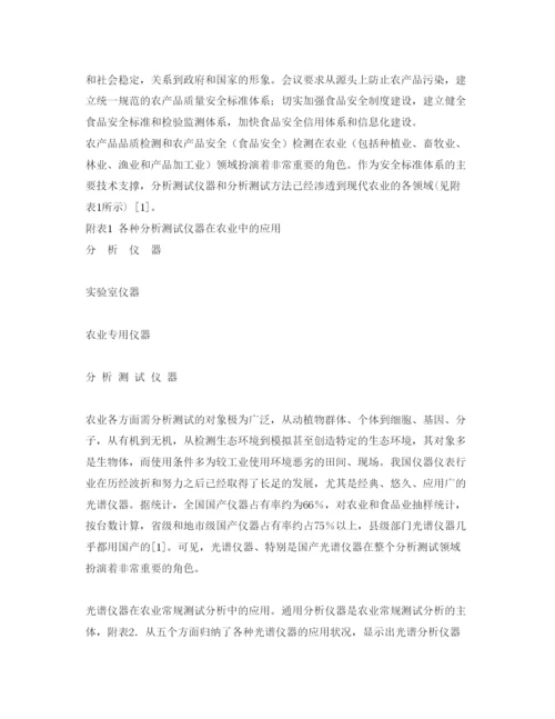 【精编】《安全管理论文》之光谱分析技术在农产品品质和安全检测中的应用.docx