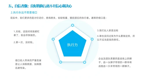 蓝色简约商务实拍风领导力与执行力企业管理员工培训PPT