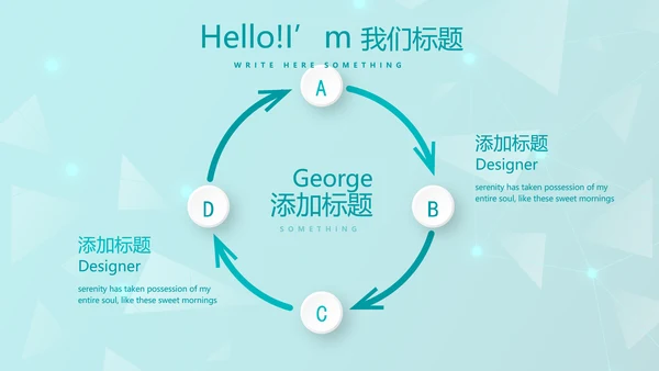 蓝色管理医疗器械行业动态PPT