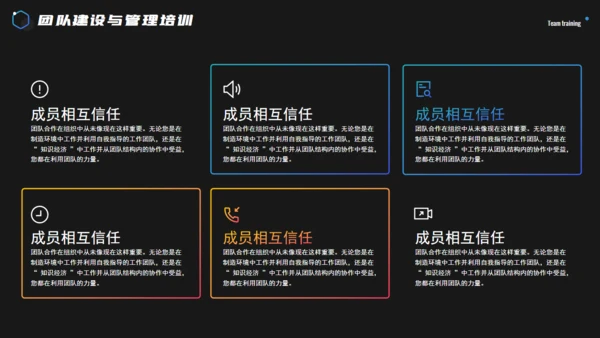 科技感团队建设与管理培训通用PPT课件