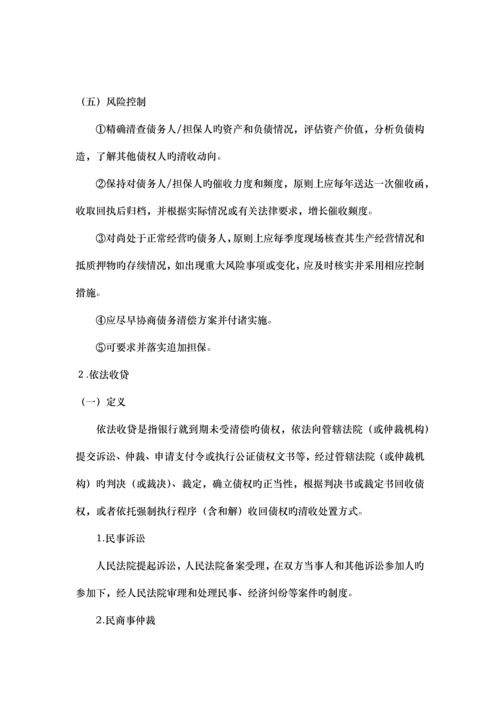 不良资产清收处置手段与流程.docx